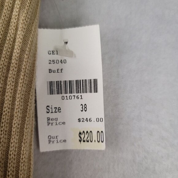 Geiger Ribbed Wool Pants Buff Size US 8 Made In Austria Pure New Wool Deadstock - Picture 5 of 11